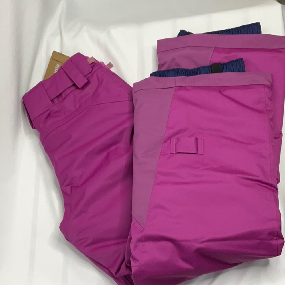 Patagonia Girls Snowbelle Pants Amaranth Pink NWT Size S (7-8) - Picture 12 of 14